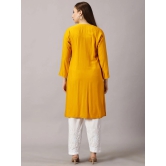 RAYON KURTA SETS-38 / MUSTRD / RAYON COTTON