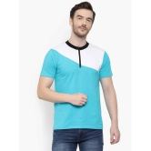 Glito - Blue Cotton Blend Regular Fit Mens T-Shirt ( Pack of 1 ) - None