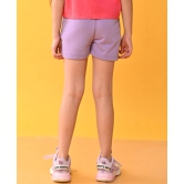 PRETTY PURPLE SUMMER GIRLS SHORTS - PURPLE-10-12 YEARS / 1N / PURPLE