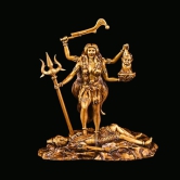 Artarium Resin Kaali MATA Kali Maa Murti Idol Statue Sculpture Maa Kalka Black Marble Statue Idols Murti for Car Dashboard Pooja Room & Gift Items Pooja Gift Showpiece Pack of 1