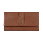 Baggit PU Tan Womens Three fold Wallet ( Pack of 1 ) - Tan