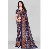 LEELAVATI - Blue Georgette Saree With Blouse Piece ( Pack of 1 ) - Blue