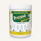 PRO360 Weight Gainer Protein Powder Nutritional Supplement for Men & Women 500 gm Chocolate