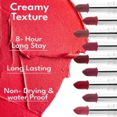 Creamy Matte Lipstick Long - Lasting For Women-sweet-rose