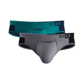 XYXX - Multicolor Modal Mens Briefs ( Pack of 2 ) - L