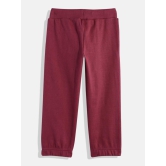 Girls Solid Cotton Track Pants