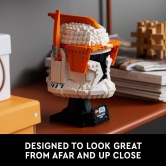 LEGO 75350 Clone Commander Cody Helmet- Featuring Authentic Details, Office Decor Display Model