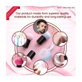 Majestique Mushroom Head Sponge With Facial Cleansing Brush Powder Puff For Dualuse Dry & Wet