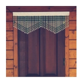 Smart Traders Single Door Beaded String Curtain - Green