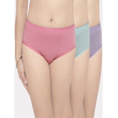 IN CARE LINGERIE - Multicolor Cotton Printed Women's Hipster ( Pack of 3 ) - None