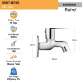 Orbit Bib Tap Brass Faucet- by Ruhe®