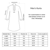 Bold Cotton Lehanga Choli & Kurta Pyjama Combo Mustard-Lehanga and Gents Kurta / 36 / M