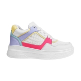 Shoetopia White Womens Sneakers - None