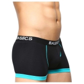 BASIICS By La Intimo - Black Cotton Mens Trunks ( Pack of 2 ) - M