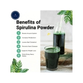 Vedicine Pure Spirulina Powder, Algae for Immunity, Digestion & Skin Health (150 g)