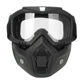 THRIFTKART Dust Protected White Riding Goggles ( Pack of 1 )