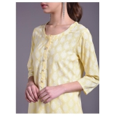 Doriya - Yellow Straight Rayon Women's Stitched Salwar Suit ( Pack of 1 ) - XL