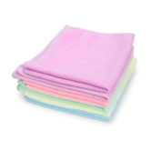 HOMETALES - Multicolor 340 GSM Microfiber Car Cleaning Cloth For Automobile car accessories( Pack of 6 )