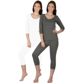 Selfcare Set Of 2 Women Thermal Top - Pyjama Set - XXL-40