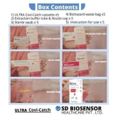 SD Biosensor Ultra Covi-Catch Rapid antigen-ICMR Approved Covid-19 Test Kit for Home Use (Pack of 10) Expiry November 2023