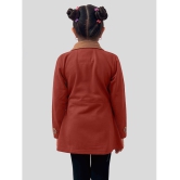 Naughty Ninos Chocolate Brown Fleece Girl's Coats ( Pack of 1 ) - None