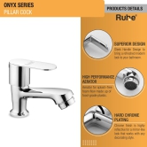 Onyx Pillar Tap Brass Faucet- by Ruhe®