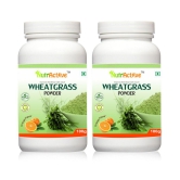 NutrActive Organic wheat grass powder 200 gm Orange Vitamins Powder Pack of 2