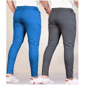 Septem Sky Blue Polyester Mens Joggers ( Pack of 2 ) - None