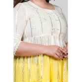 miravan - Yellow Cotton Women's Anarkali Kurti ( Pack of 1 ) - None