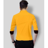 Life Roads - Yellow Cotton Slim Fit Men's Casual Shirt (Pack of 1 ) - None