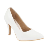 Shoetopia - White Women''s Pumps Heels - None