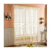 PINDIA Single Door Heart String Curtain - Cream