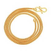 AanyaCentric Combo of 4 Gold Plated 22inches Long Fashion Chain - None