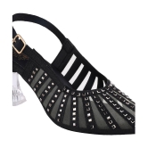 Shoetopia - Black Women''s Sandal Heels - None