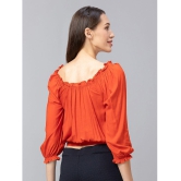 Globus - Orange Polyester Women''s Crop Top ( Pack of 1 ) - None