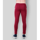 Forbro - Maroon Polyester Men''s Trackpants ( Pack of 1 ) - M