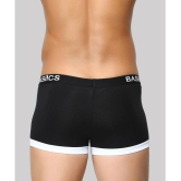 BASIICS By La Intimo - Black BCSTR01 Spandex Mens Trunks ( Pack of 1 ) - None