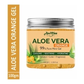 Aromine 100% Pure & Natural Orange Aloevera Gel For Skin Glowing & Fairness- Moisturizer 100 gm