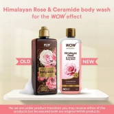 WOW Skin Science Rose Otto Foaming Body Wash - No Parabens, Sulphate, Silicones & Color - 250mL