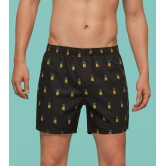 Remix Cotton Boxers Pineapple Black XL