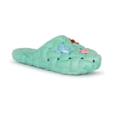 Aadi Green Womens Toe Covered Flip Flop - None