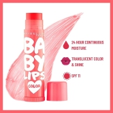 Maybelline New York Lip Balm, With Spf, Moisturises and Protects From the Sun, Pink Lolita & Baby Lips Cherry Kiss, 4g