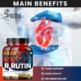 Humming Herbs Rutin 600mg Capsules - Vessel Support & Heart Health Formula with Anti-Inflammatory Benefits - Pack of 2