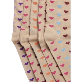 Texlon - Multicolor Cotton Women's Mid Length Socks ( Pack of 5 ) - None