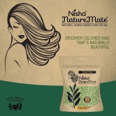 Nisha Nature Mate Henna Based Hair Colour Original Black 45gm Pack of 5, No Ammonia, No Resorcinol, 100% Grey Coverage