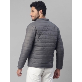 UrbanMark Men Regular Fit Men Quilted Jacket-Dark Grey - None