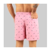 Supersquad Pack of 1 Cotton Mens Boxer- ( Pink ) - None