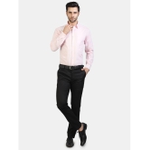 Life Roads 100 Percent Cotton Pink Solids Party wear Shirt Single Pack - None