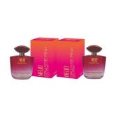 NEUD Grasse Pink Luxury Perfume for Women Long Lasting EDP, 100 ml Each (Pack of 2)