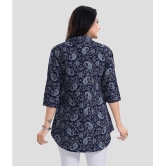 Meher Impex - Blue Crepe Women''s Tunic ( Pack of 1 ) - None